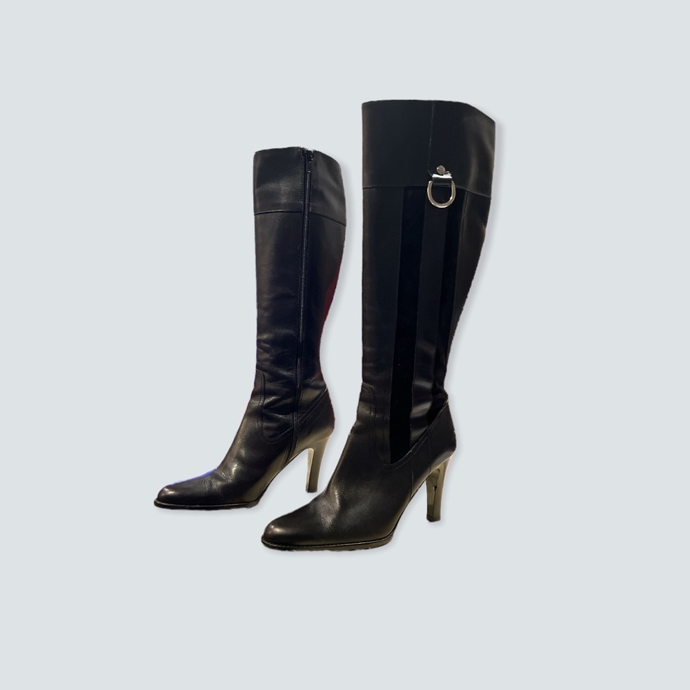 Coach leather boots 7 1/2